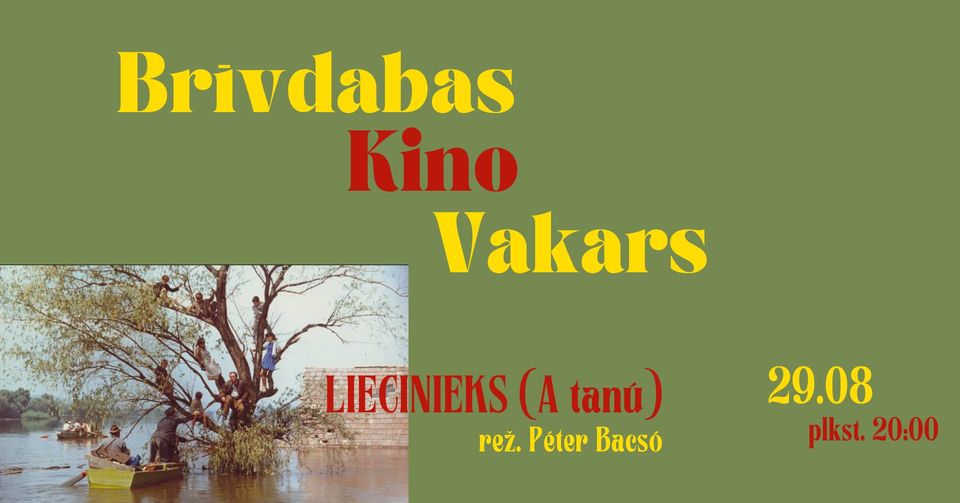 Brīvdabas kino vakars