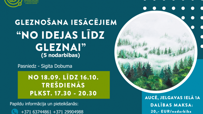 Gleznošana iesācējiem: no idejas līdz gleznai”