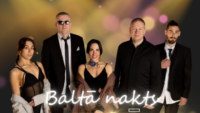 Baltā ballīte kopā ar muzikālo grupu “Tranzīts” Salnavas KN