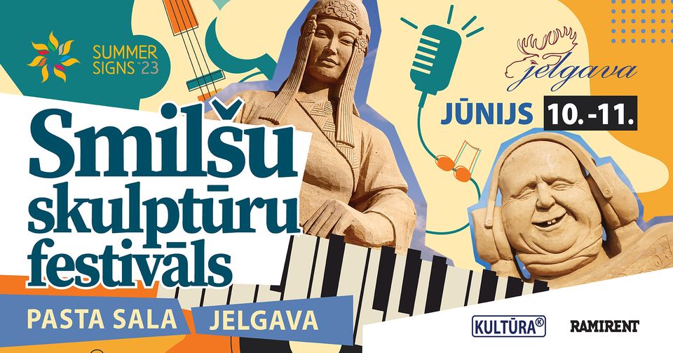 STARPTAUTISKAIS SMILŠU SKULPTŪRU FESTIVĀLS “SUMMER SIGNS 2023”