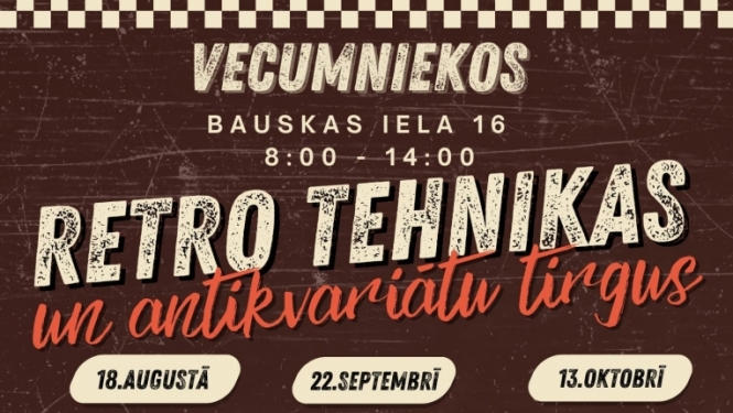 Retro tehnikas un antikvariātu tirgus