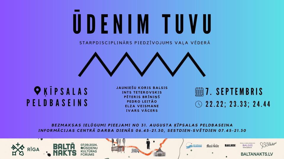 ŪDENIM TUVU | starpdisciplinārs piedzīvojums vaļa vēderā