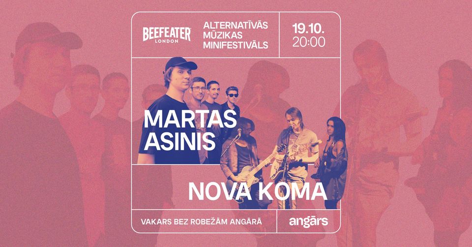 Alternatīvās mūzikas minifestivāls: Martas Asinis un Nova Koma