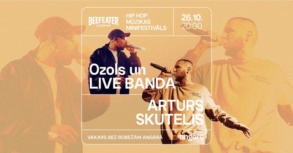 Hip-hop minifestivāls: Skutelis // Ozols un Live Banda