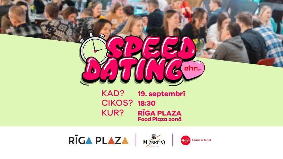 EHR SPEEDDATING pasākums 19.09.