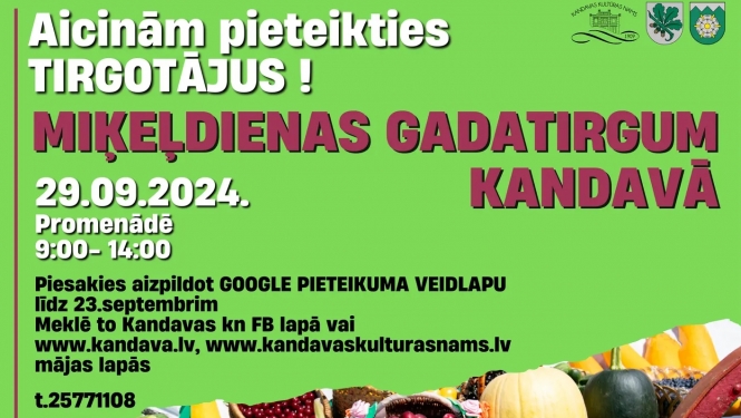 Miķeļdienas gadatirgus Kandavā