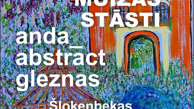 Mākslinieces Anda_abstract gleznu izstāde “Muižas stāsti”