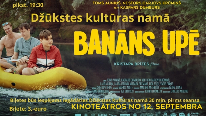 Kino – spēlfilma “Banāns upē”