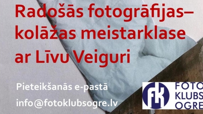 Foto kolāžas meistarklase Ogrē