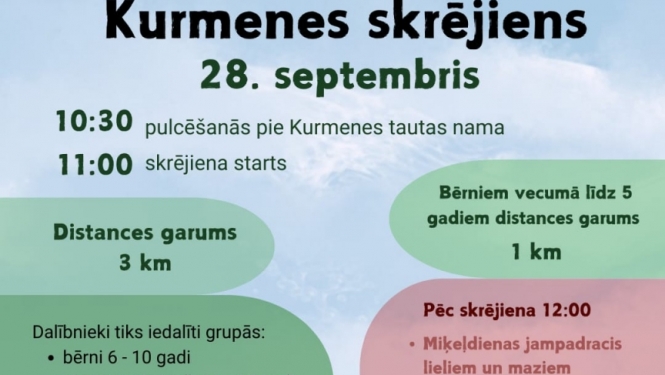 “Kurmenes skrējiens 2024”