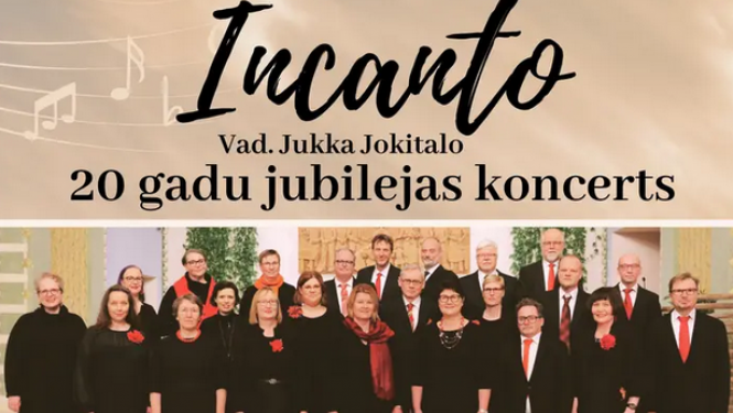 Helsinku jauktā kora INCANTO 20 gadu jubilejas koncerts