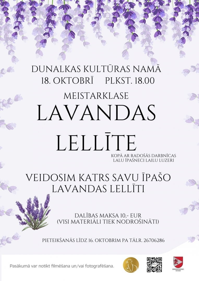 Meistarklase ”Lavandas lellīte”