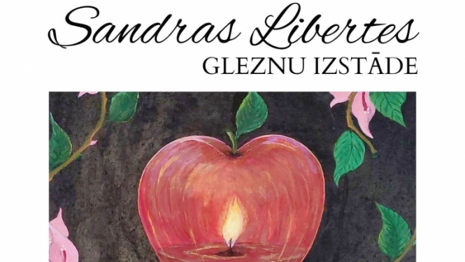 Sandras Libertes gleznu izstāde Raunas bibliotēkā