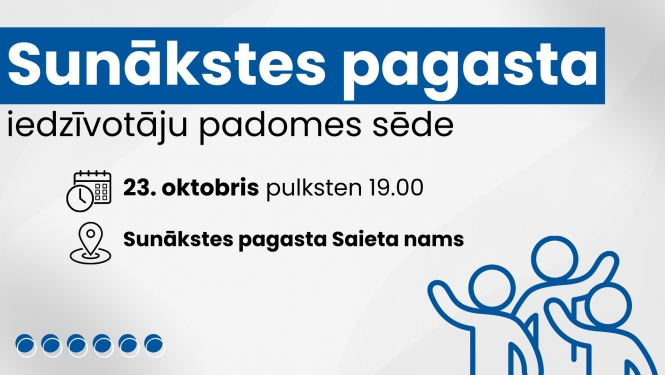 Sunākstes pagasta iedzīvotāju padomes sēde