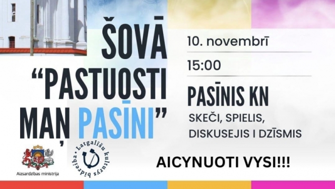 Izglītojošais sarunu šovs “Paskaidroj maņ Pasīni!”