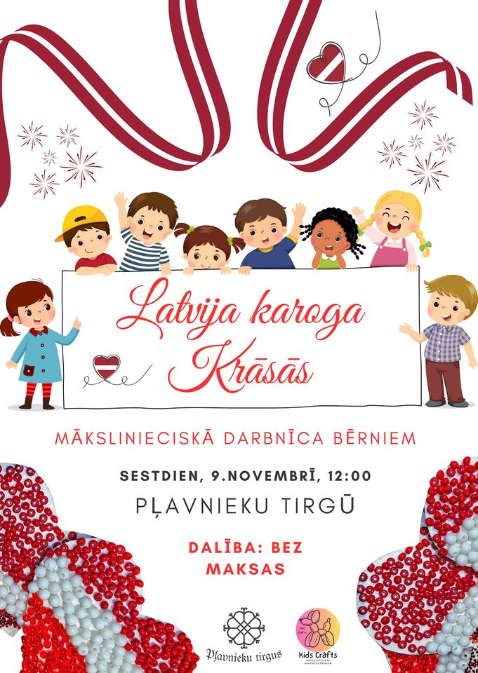 Latvija karoga krāsās