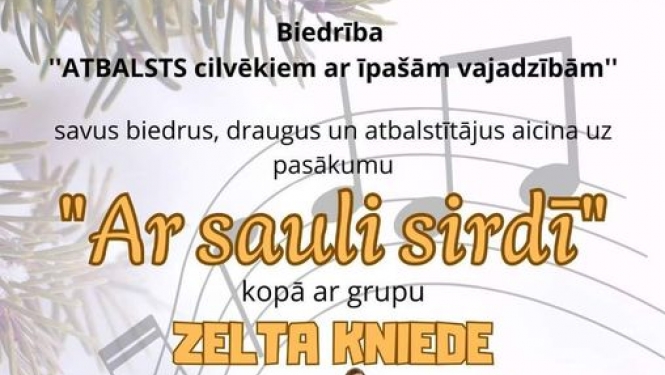 Pasākumu “Ar sauli sirdī”