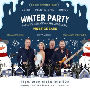 WINTER PARTY & PRESTIGE BAND @ ECHO SOUND BAR