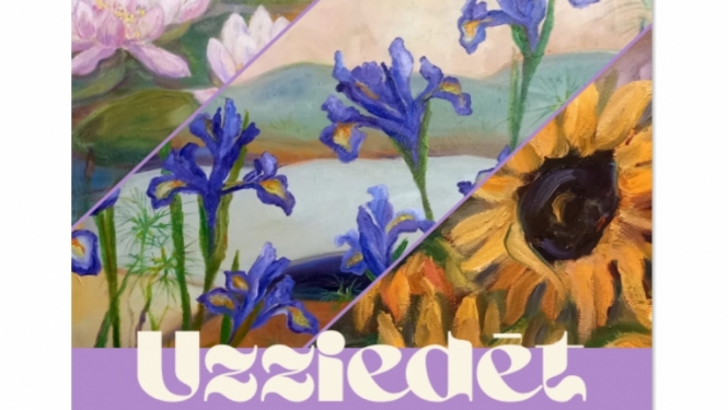 Signes Putriņas gleznu izstāde „Uzziedēt”
