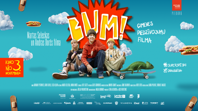 Ģimenes filma “Bum!”