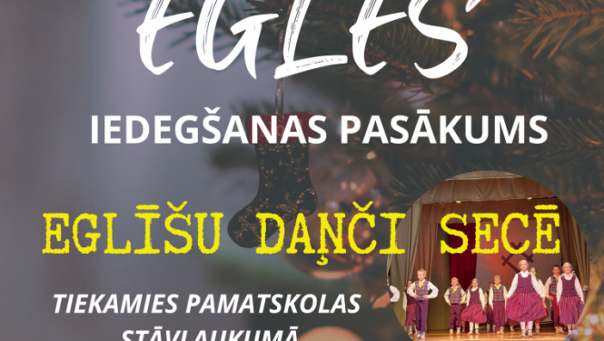Ziemassvētku egles iedegšana