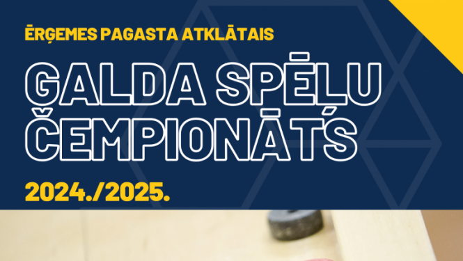 Ērģemes pagasta atklātā galda spēļu čempionāta 2. posms