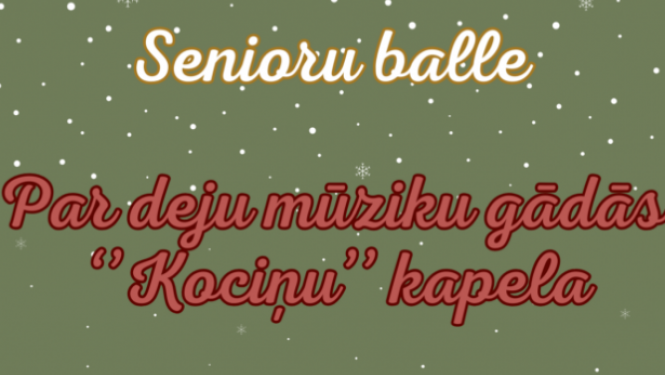 Senioru balle Gaujienā