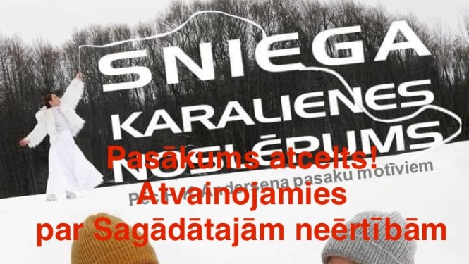 PASĀKUMS ATCELTS! | Mākslas studijas PEPILOTA iestudējums “Sniega karaliene” Blontu KN