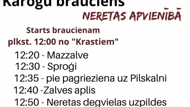 Svētku pasākumi Neretā “Ar Latviju sirdī”
