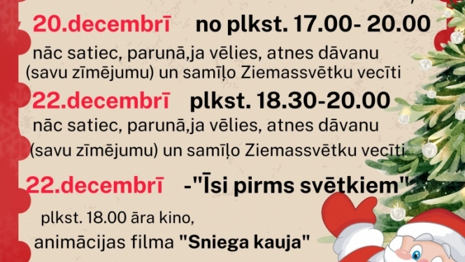 Satiec Ziemassvētku vecīti Pūrē