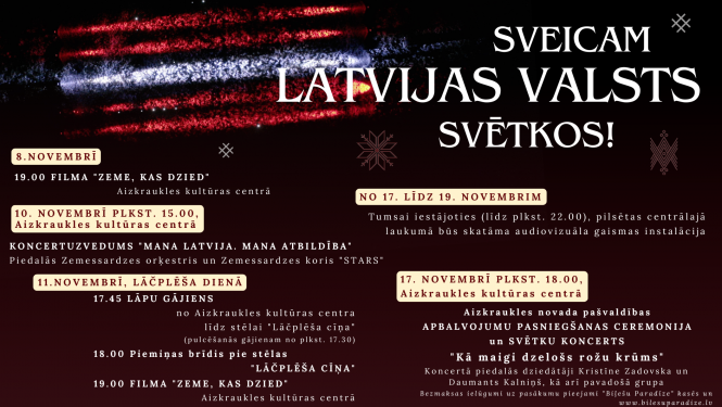 Valsts svētku nedēļa Aizkrauklē
