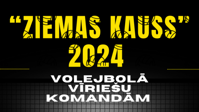 “Ziemas kauss 2024” volejbolā vīriešu komandām