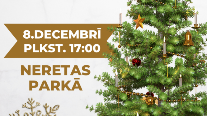 Ziemassvētku egles iedegšana