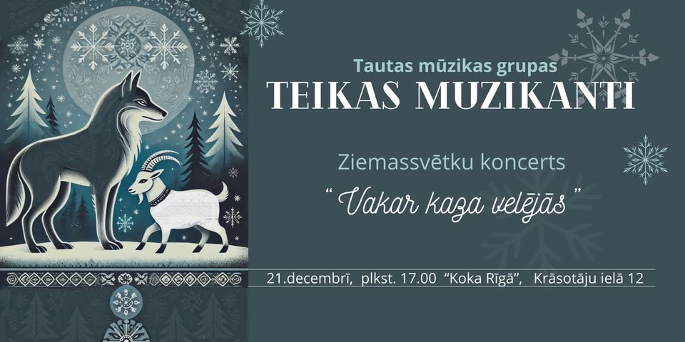Ziemassvētku koncerts “Vakar kaza velējās”