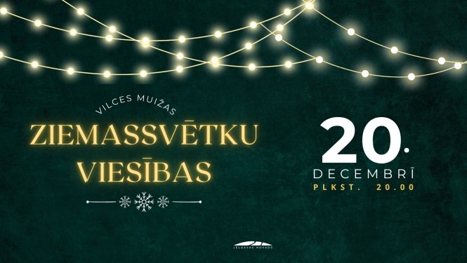 PASĀKUMS ATCELTS! Vilces muižā Ziemassvētku balle