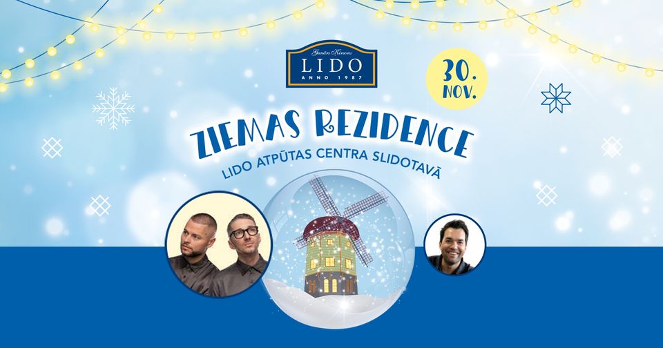 LIDO Ziemas sezonas atklāšana 30. novembrī