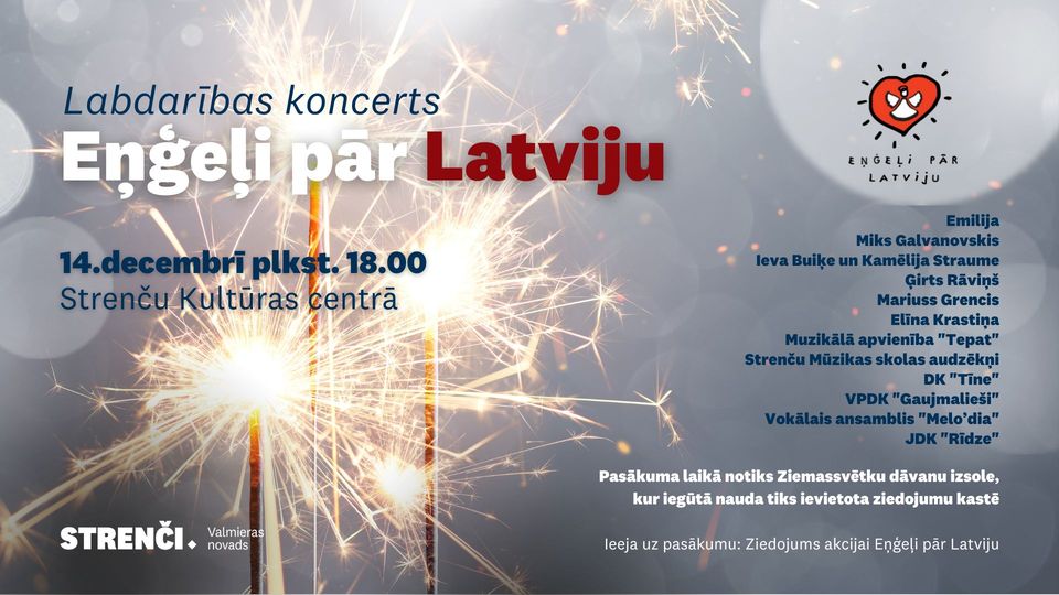 Labdarības koncerts “Eņģeļi pār Latviju”