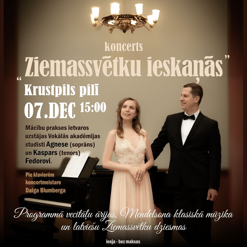 Koncerts “Ziemassvētku ieskaņās”