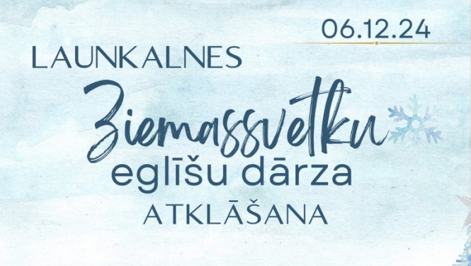 Launkalnes Ziemassvētku eglīšu dārza atklāšana