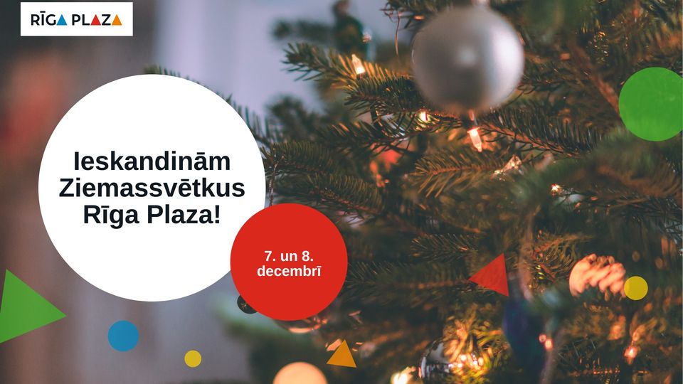 Radošās Ziemassvētku meistarklases Rīga Plaza!