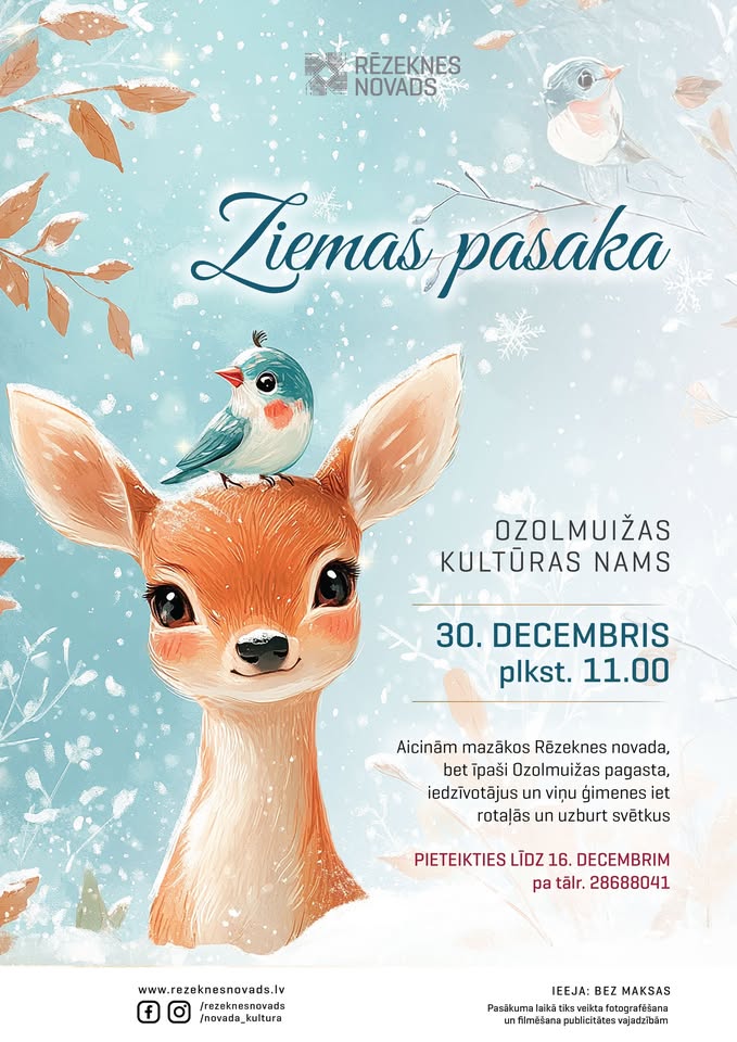 Ziemassvētku pasākums bērniem ,,Ziemas pasaka,,