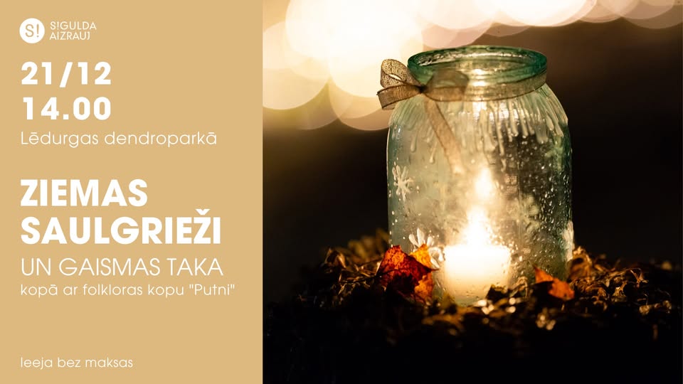 Ziemas saulgrieži Lēdurgas dendroparkā