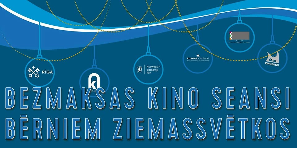 Bezmaksas kino seansi bērniem Ziemassvetkos kinoteātrī K. Suns
