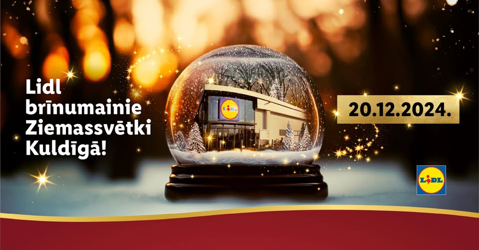 Lidl brīnumainie Ziemassvētki Kuldīgā!