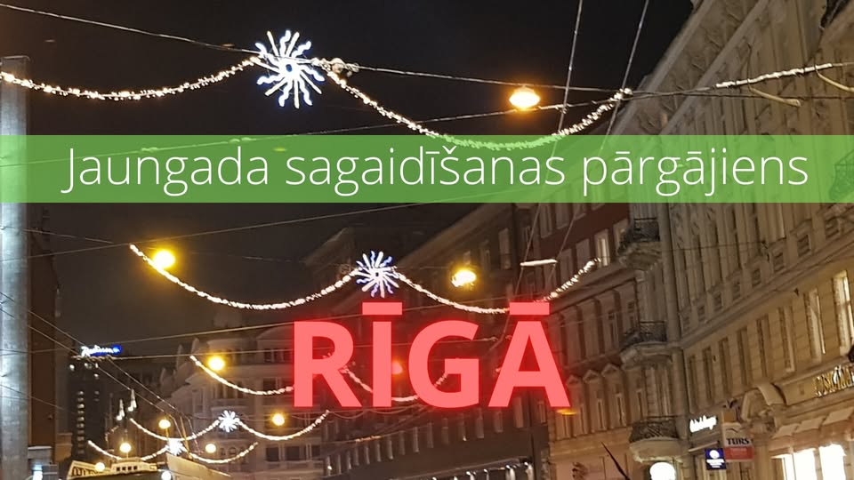 Jaungada sagaidīšanas pārgājiens Rīgā