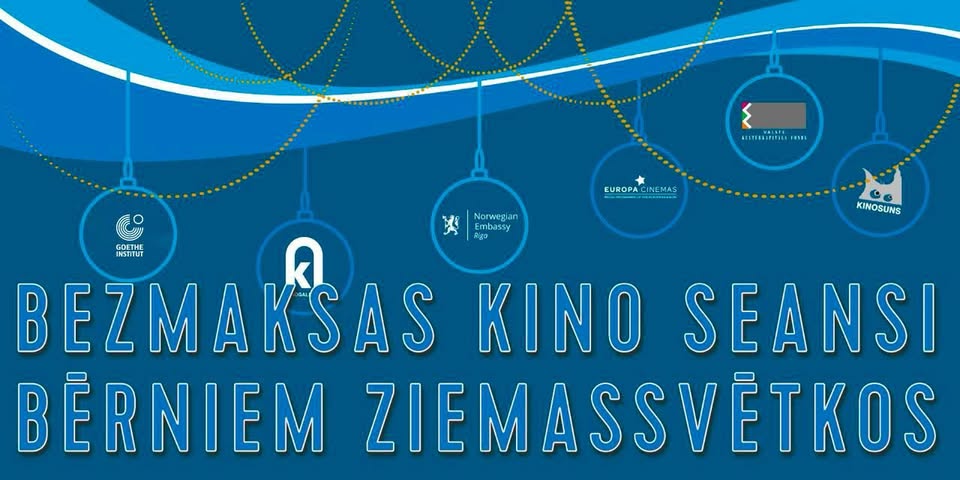 Bezmaksas kino seansi bērniem Ziemassvetkos kinoteātrī K. Suns