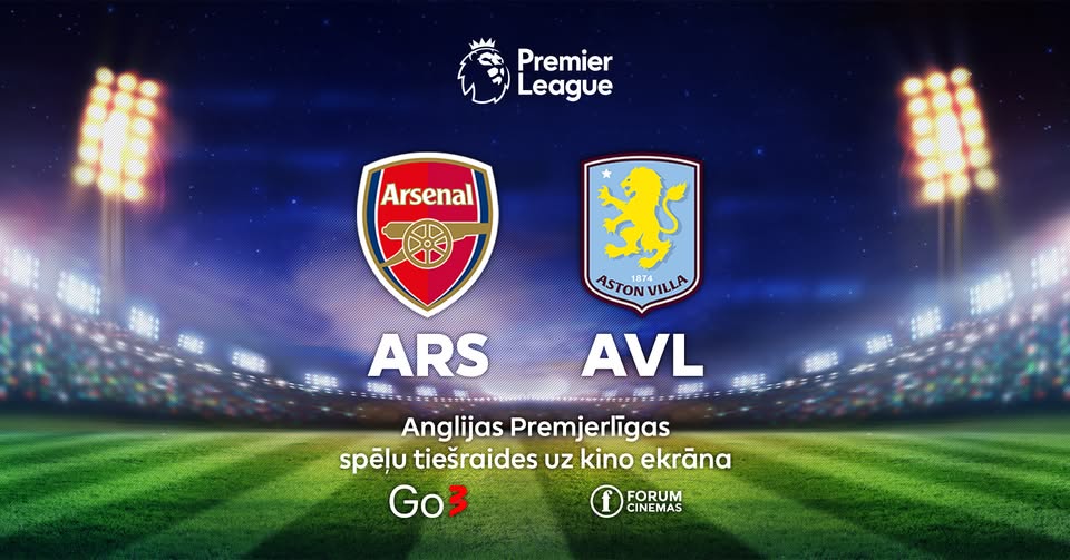 Futbols uz kino ekrāna | Arsenal – Aston Villa