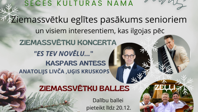 Ziemassvētku pasākums senioriem