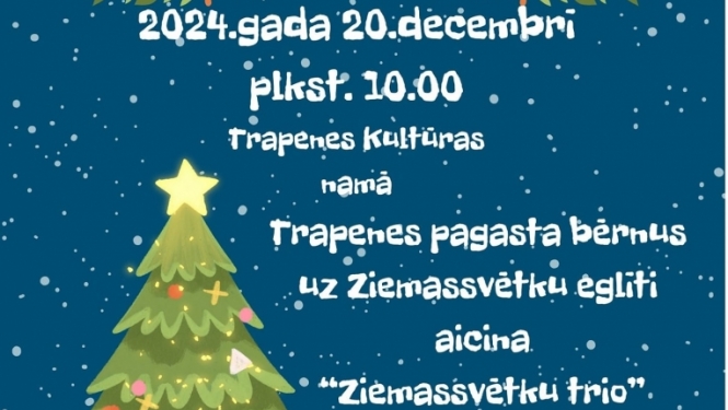 Trapenes pagasta Ziemassvētku eglīte