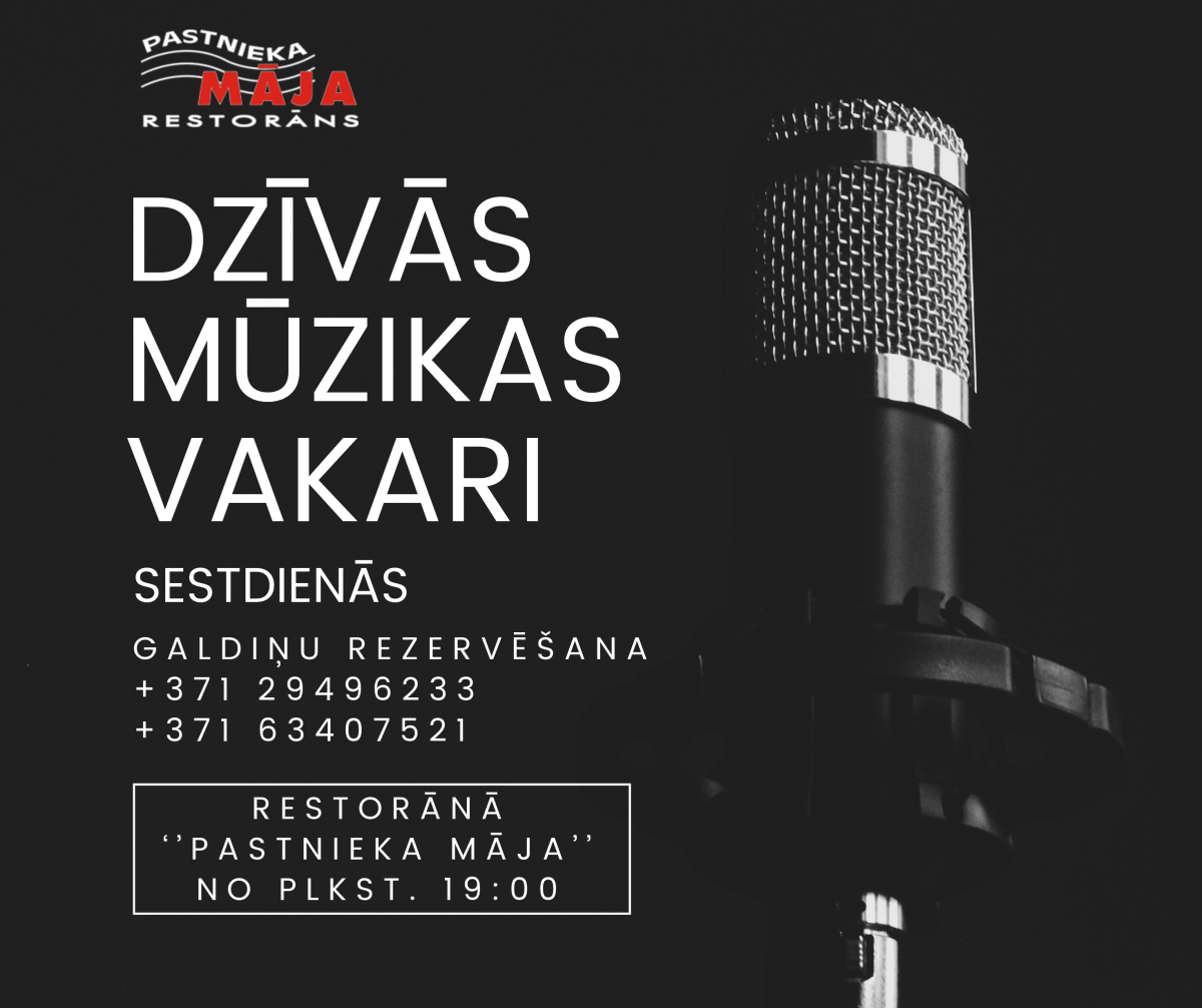 Dzīvās mūzikas vakars!